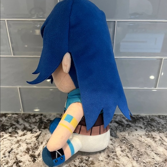 ItsFunneh Funneh The Krew Plush Anime Doll Blue Hair 10" Rare Plushie - Picture 4 of 7